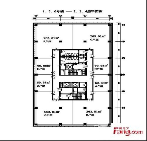  (出租) 汉威国际广场空中四合院 1200出租 配家具 